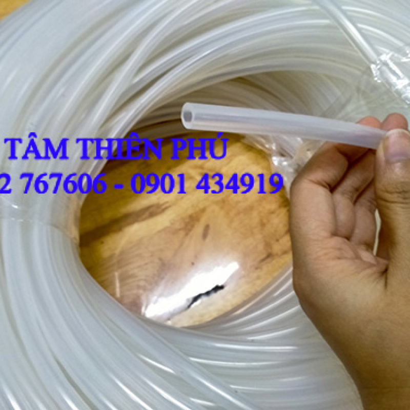 Ống silicon trắng 5x8